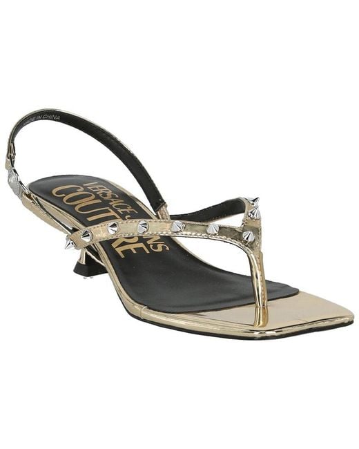 Versace Jeans Couture Metallic Sandal