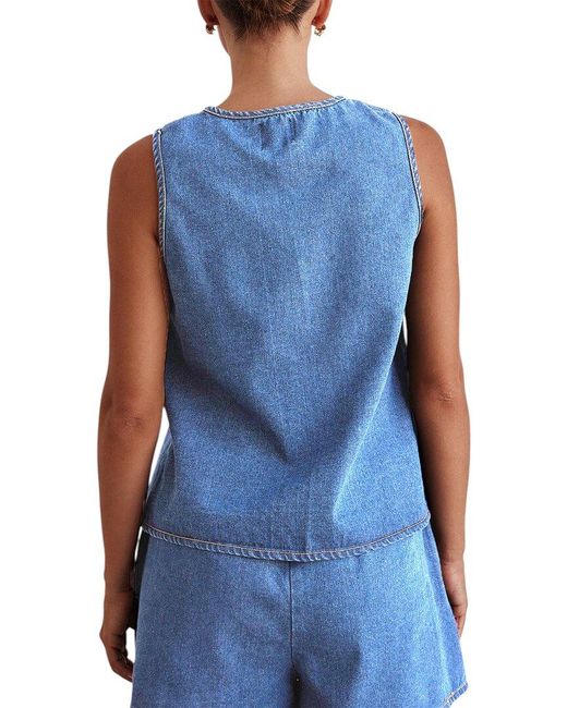 Tedora Blue Vest