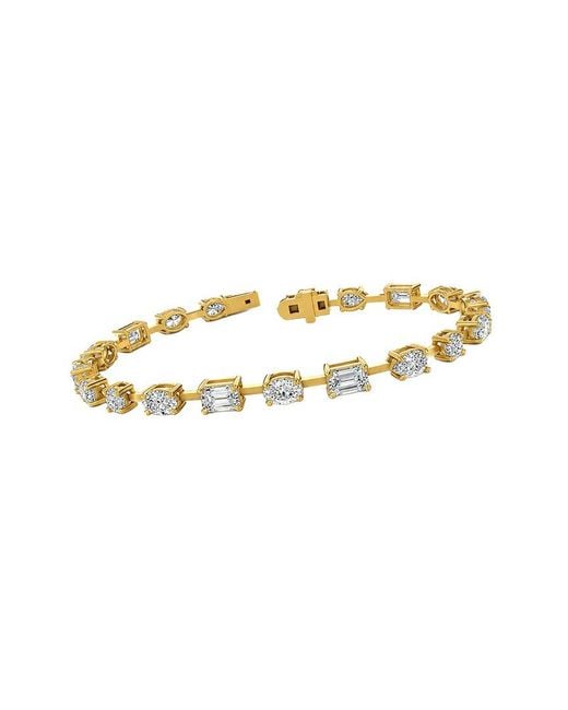 Lab Grown Diamonds Metallic 14K 8.49 Ct. Tw. Lab-Grown Diamond Tennis Bracelet