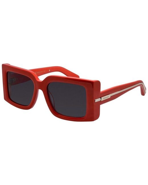 Ferragamo Red Sf 2032S 55Mm Sunglasses