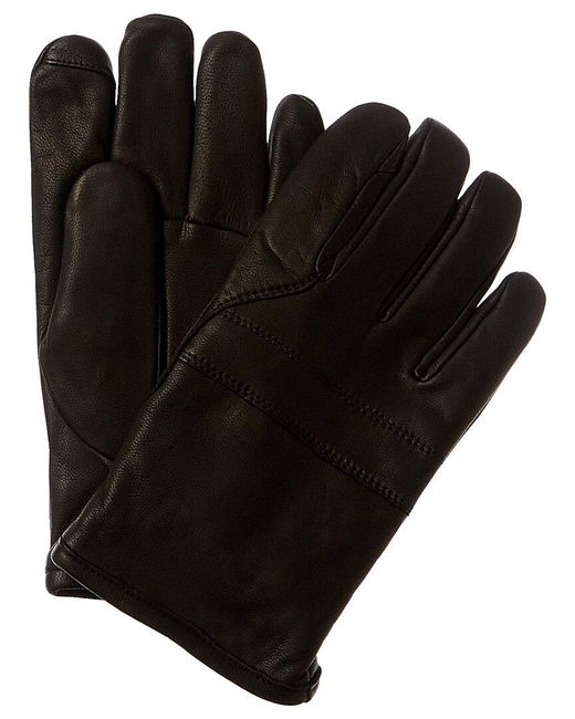 UGG Leather Tech Gloves in Black for Men | Lyst