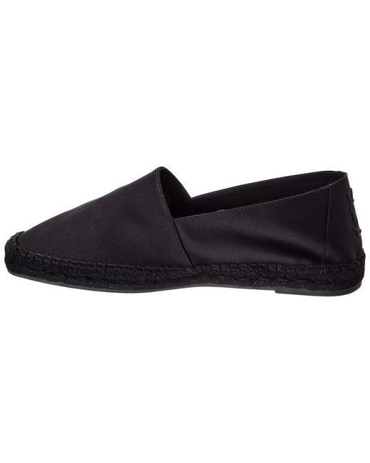 Saint Laurent Blue Satin Espadrille for men