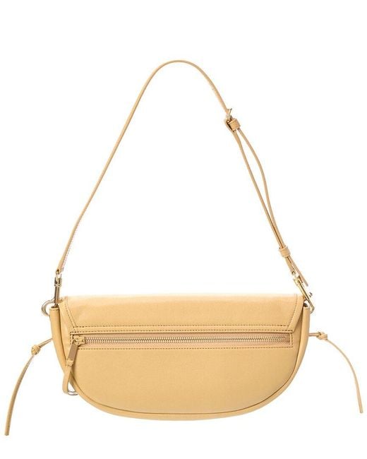 Céline Natural Half Moon Little Leather Shoulder Bag