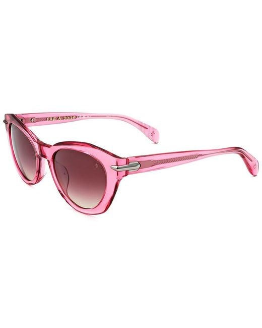 Rag & Bone Pink 53Mm Sunglasses