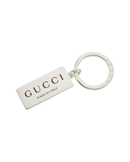 Gucci White Key Ring