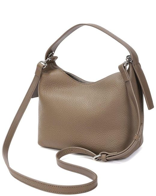 Tiffany & Fred Paris Brown Quilted Canvas & Leather Top-handle Bag