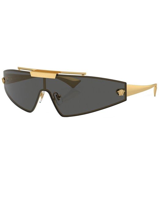 Versace Metallic Ve2265 44Mm Sunglasses