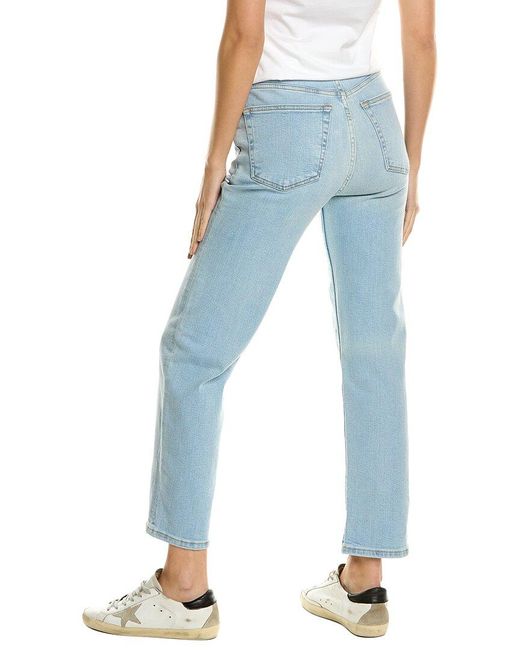 RE/DONE 70s River Fade Stove Pipe Jean in Blue | Lyst