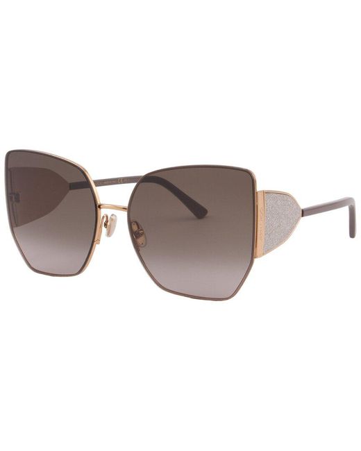Jimmy Choo River/s 61mm Sunglasses in Brown Lyst