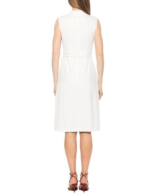 Alexia Admor White Dane A-Line Dress