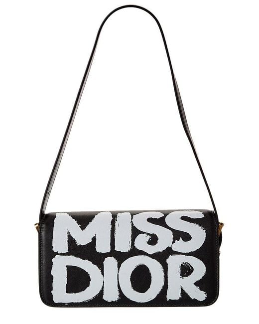 Dior Black Miss Leather Shoulder Bag