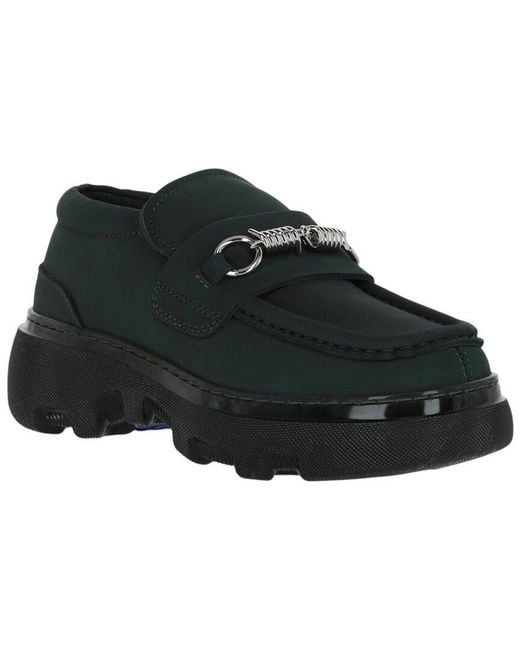 Burberry Black Leather Loafer