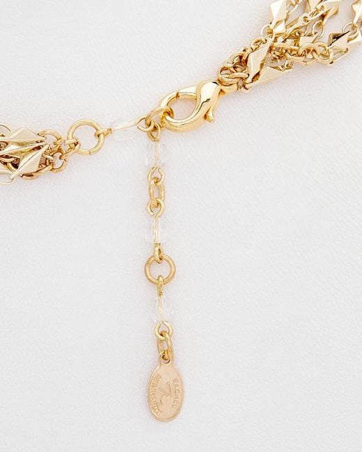 Rachel Reinhardt Jewelry White 14k Plated Necklace