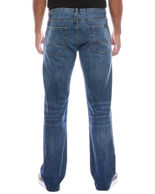 7 For All Mankind Blue Austyn Flash Relaxed Jean for men