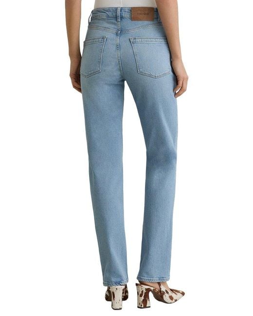 Reiss Blue Aubrey Slim Straight Leg Jean