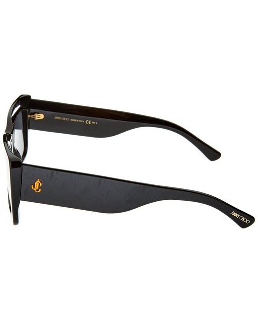 Jimmy Choo Black Unisex Vita-0807 54mm Sunglasses