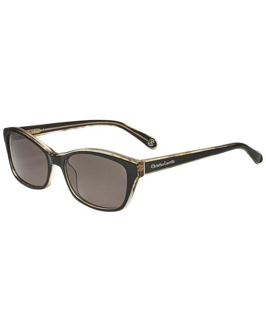 Christian Lacroix Brown 53Mm Sunglasses