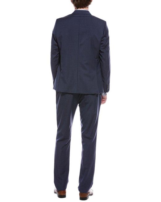 Paul Smith Blue 2Pc Soho Fit Wool Suit for men