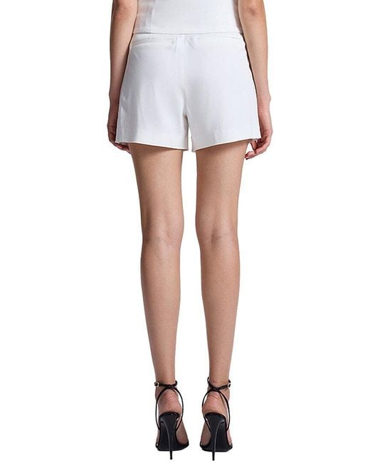 A.L.C. White Charles Wool-Blend Short