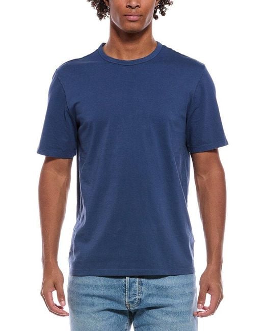 Vince Blue Crewneck T-Shirt for men