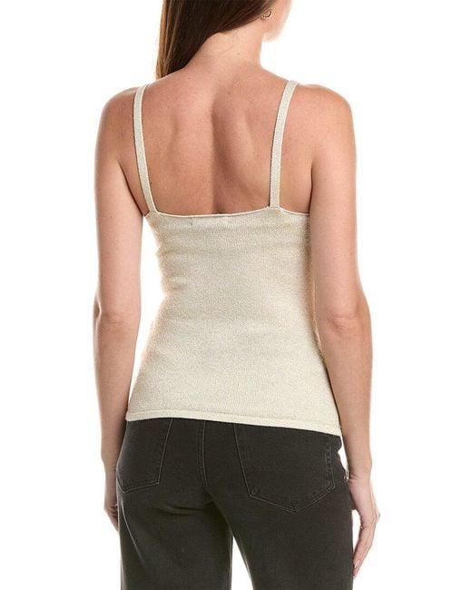 Michael Stars White Nomi Camisole Top