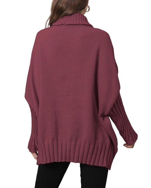 Nino Balcutti Purple Turtleneck Sweater