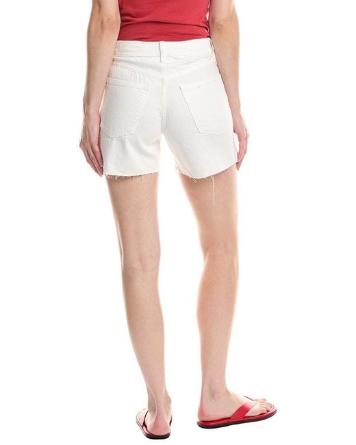 Rag & Bone White Retro Cut Off Short