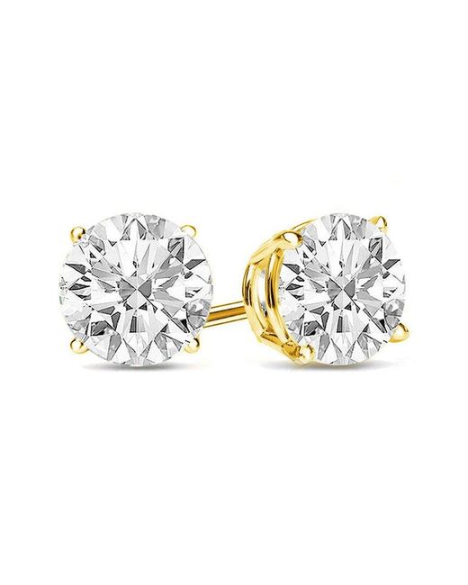 Lab Grown Diamonds White 14K 8.00 Ct. Tw. Lab-Grown Diamond Earrings