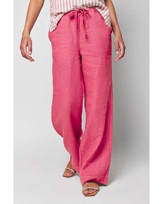 Faherty Brand Pink Sands Linen Pant