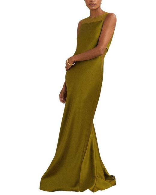 Reiss Green Opi Dress