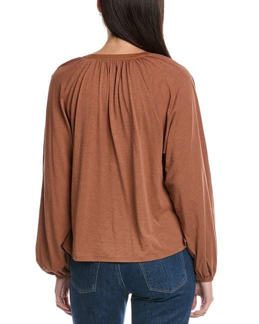 Nation Ltd Blue Chiara Top