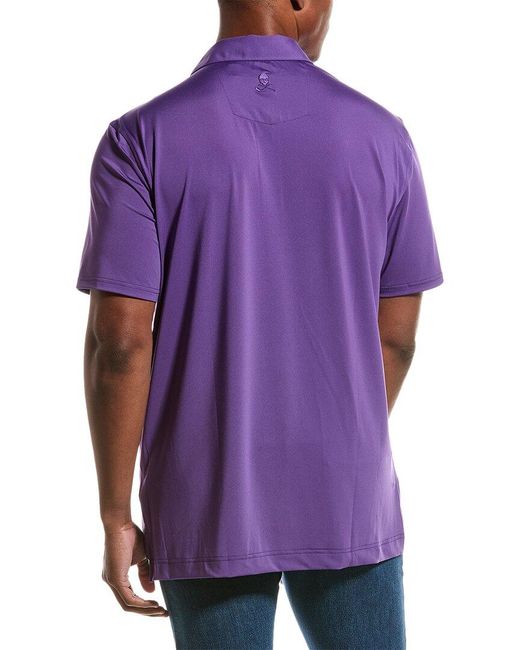 Robert Graham Purple Alexsen 2 Classic Fit Polo Shirt for men