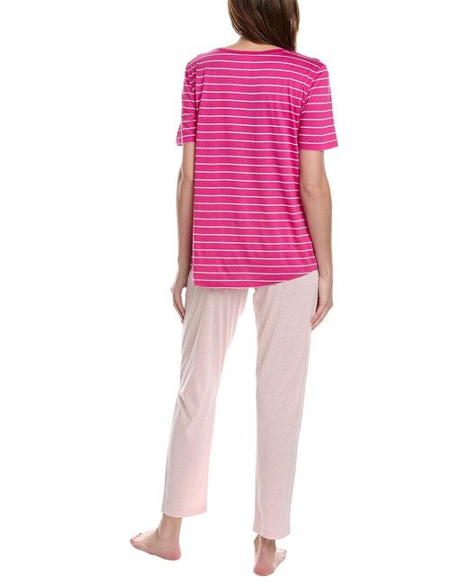 Hanro Pink Laura Pajama