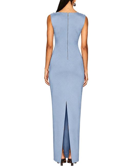 MIRA RICHI Blue Maxi Dress