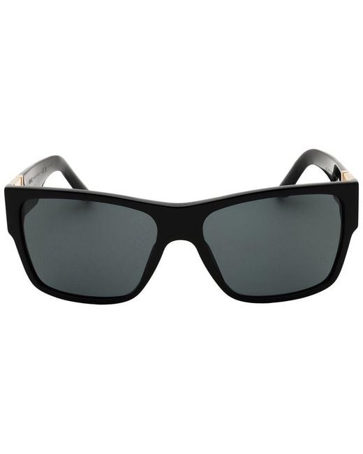 Versace Black 59Mm Sunglasses for men