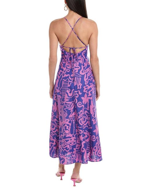 Mara Hoffman Purple Verona Maxi Dress