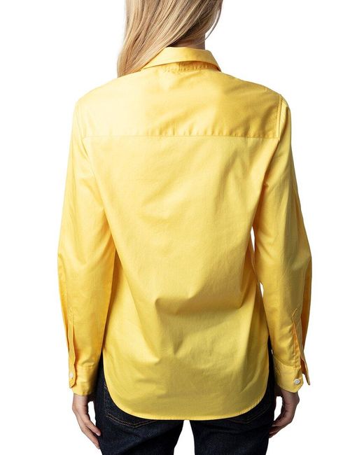 Zadig & Voltaire Yellow Taskiz Pop Shirt