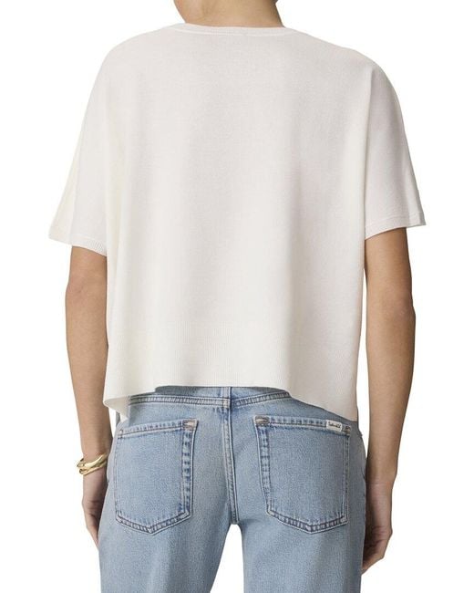 Splendid White Jillian Sweater