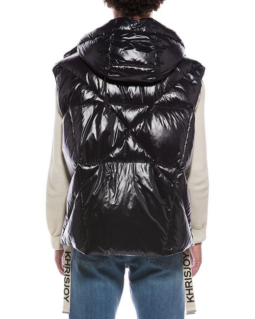 Khrisjoy Black Khrisman Puffer Vest for men
