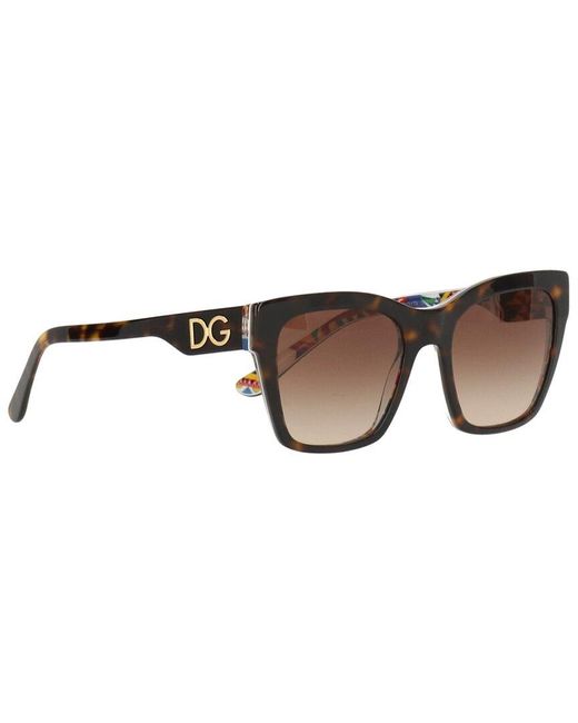 Dolce & Gabbana Brown Dg4384 53mm Sunglasses