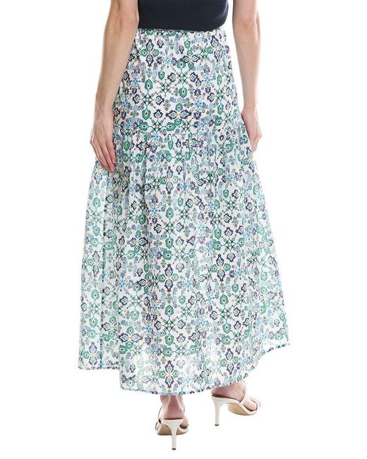 Monte and Lou Blue Monte & Lou Charmed Maxi Skirt