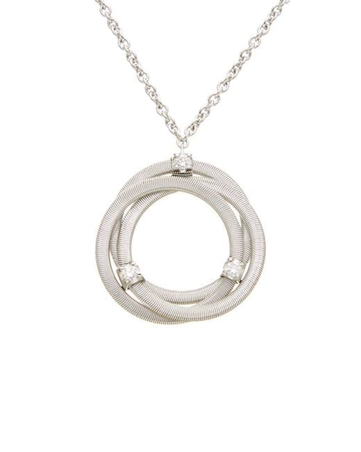 Marco Bicego Metallic Goa 18K 0.09 Ct. Tw. Diamond Pendant