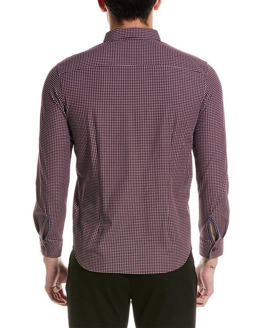 Robert Graham Purple Lonardo Shirt for men