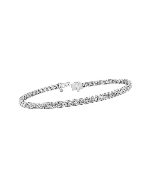 Lab Grown Diamonds White 14K 5.55 Ct. Tw. Lab-Grown Diamond Tennis Bracelet