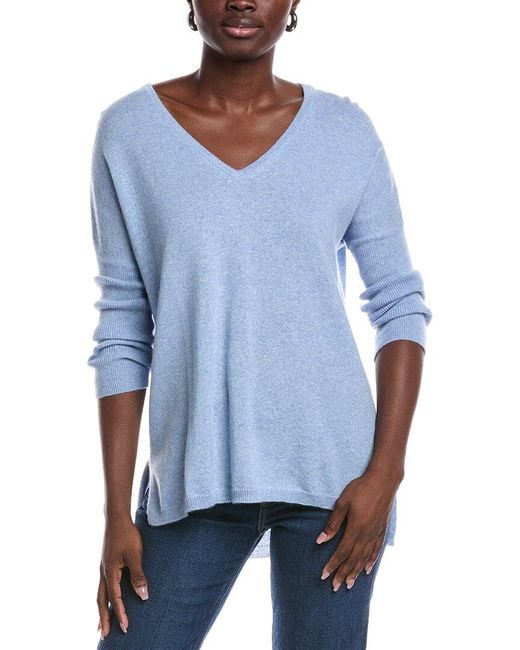 SCOTT & SCOTT LONDON Blue Miss Darcy Cashmere Sweater