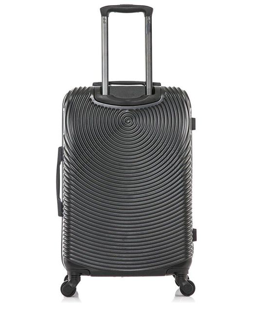 DUKAP Black Inception Lightweight Hardside Spinner 24in