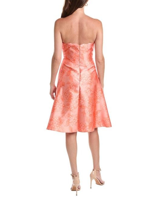 Rene Ruiz Red Flare Hem A-Line Cocktail Dress