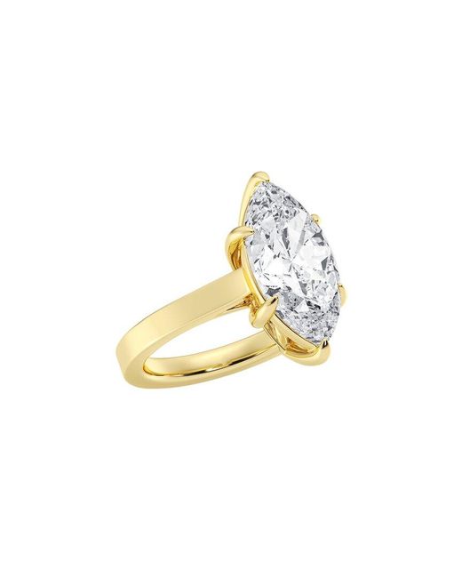 Lab Grown Diamonds White 14K.00 Ct. Tw. Lab-Grown Diamond Solitaire Engagement Ring