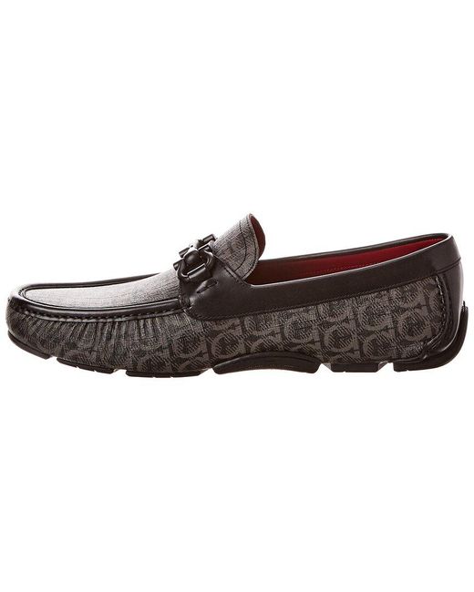Ferragamo Brown Parigi Leather Driver for men