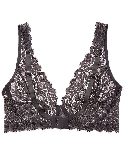 Hanro Brown Lace Bra